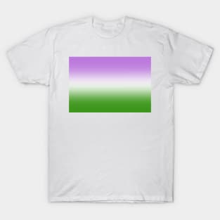 Genderqueer Pride Flag Gradient T-Shirt